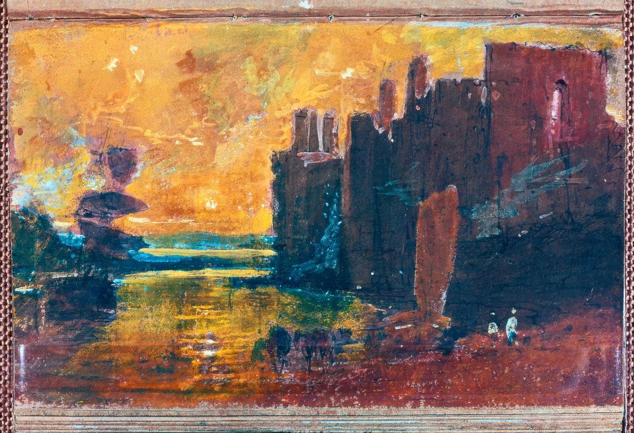 Caernarvon kastély napkeltekor alkotó: Joseph Mallord William Turner