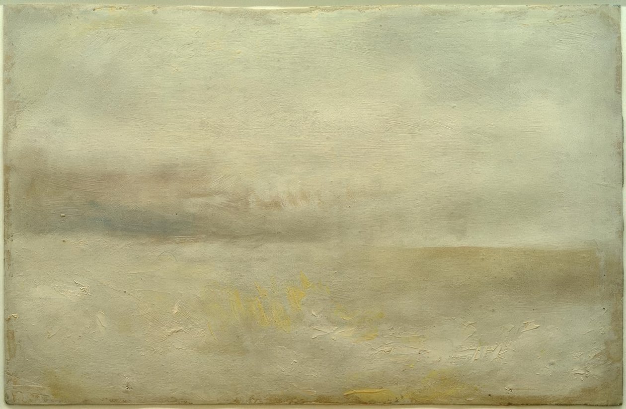 Nyugodt tenger távoli szürke felhőkkel(?) alkotó: Joseph Mallord William Turner
