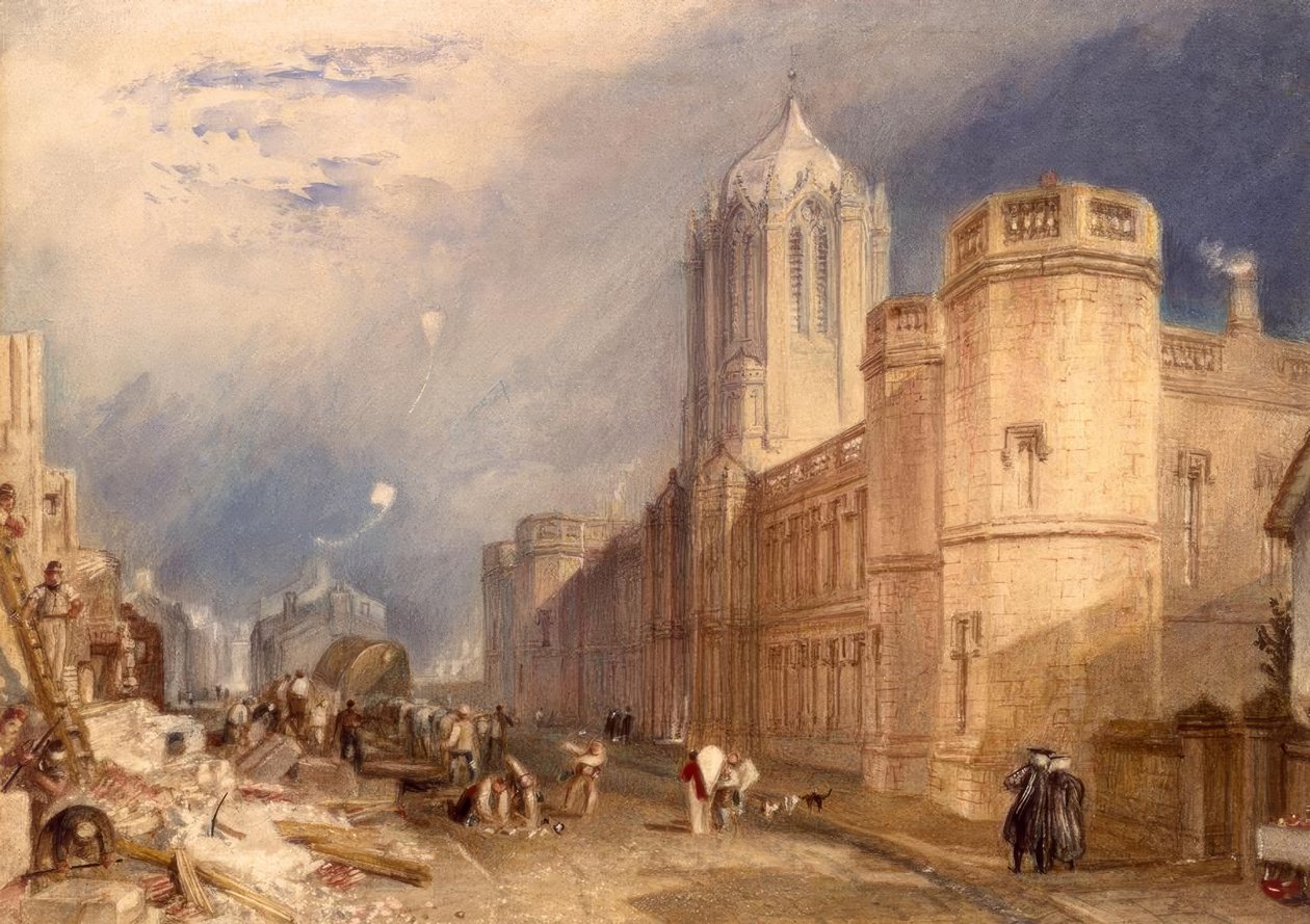 Christ Church College, Oxford alkotó: Joseph Mallord William Turner