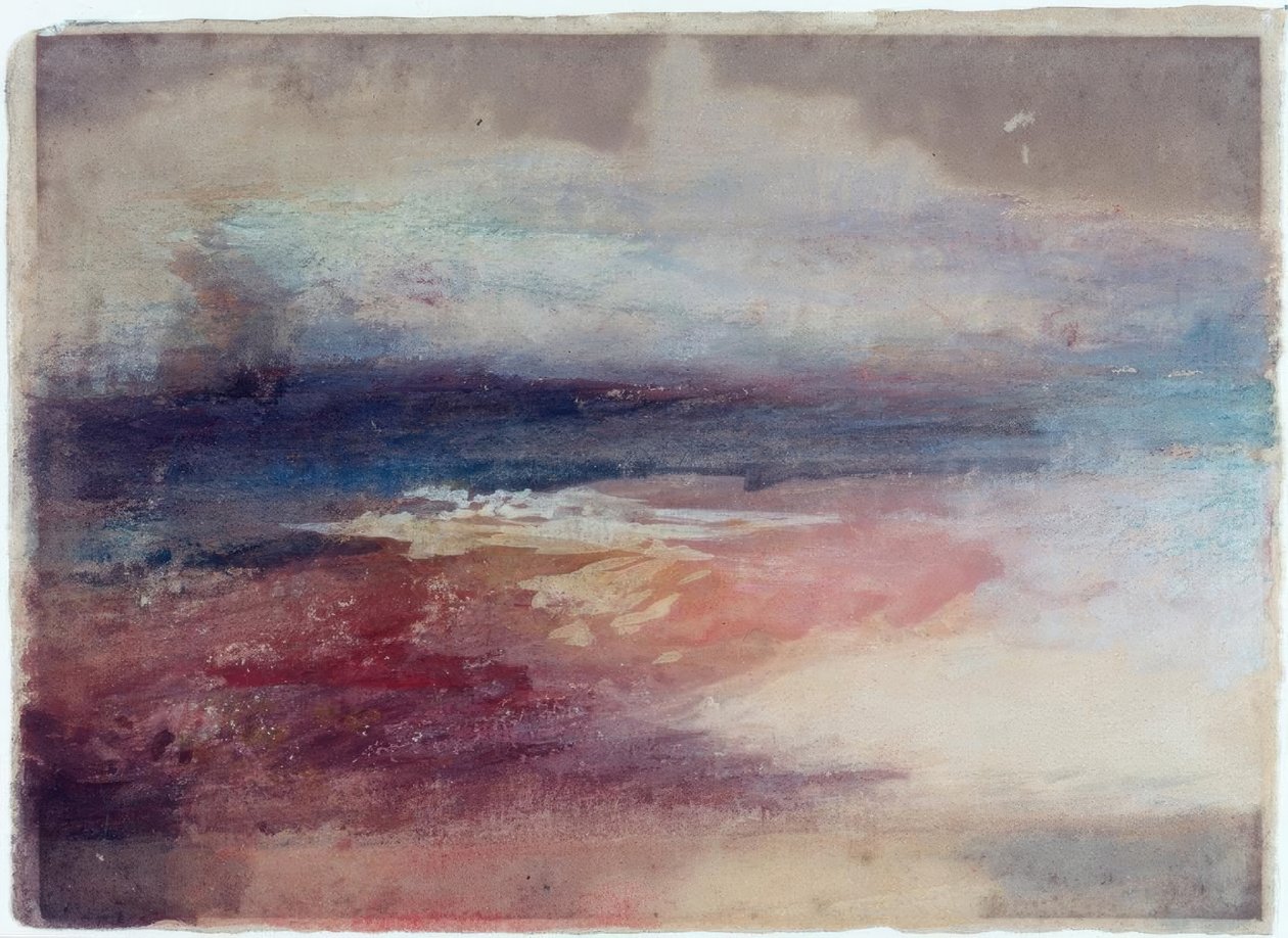 Tengerparti kilátás naplementében alkotó: Joseph Mallord William Turner