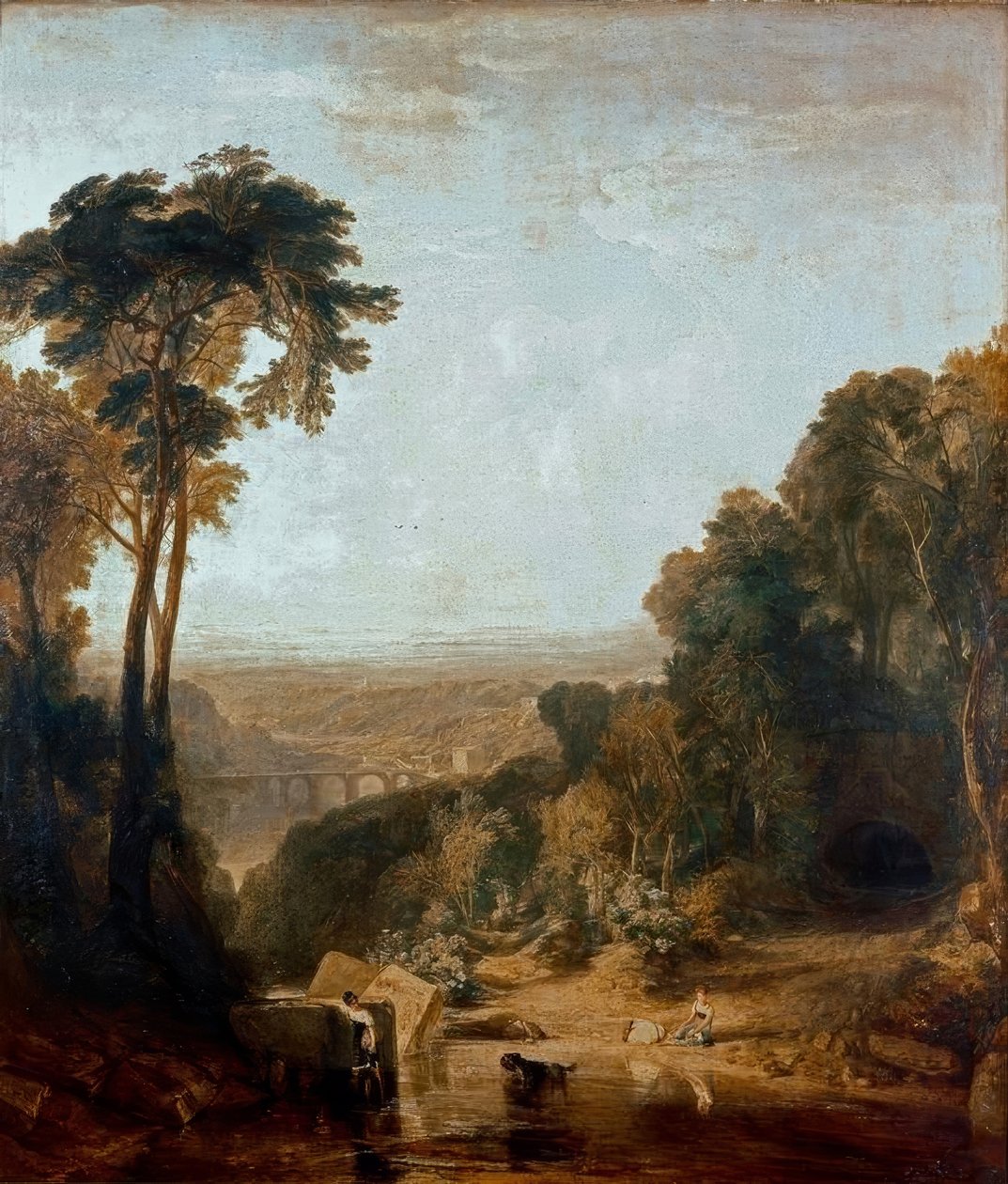 Átkelés a patakon alkotó: Joseph Mallord William Turner