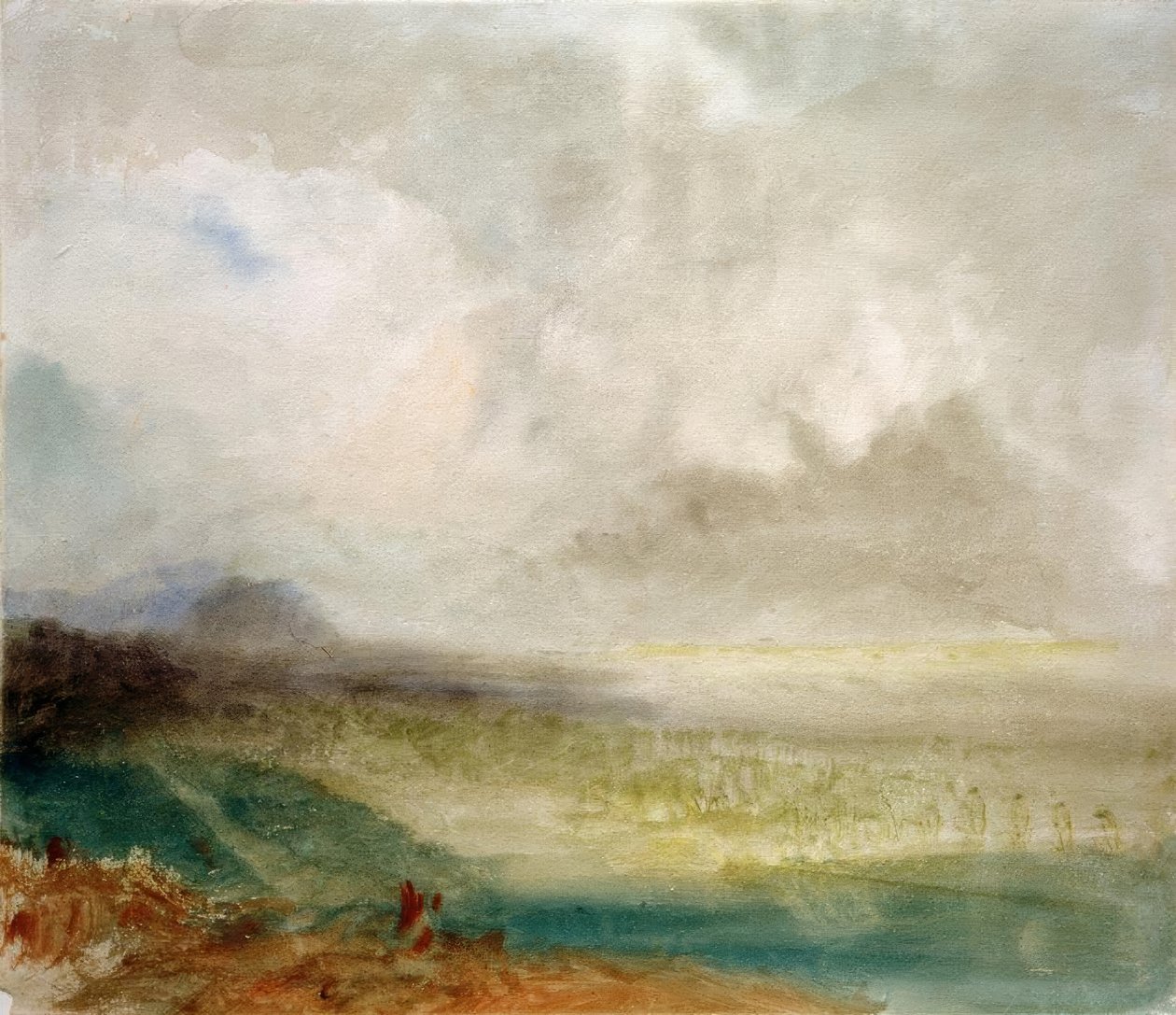 A Rhone-völgy Sion közelében alkotó: Joseph Mallord William Turner