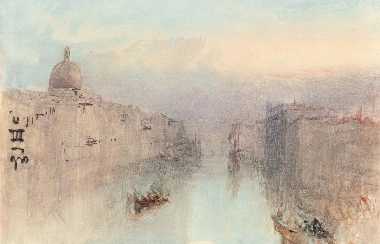 A Canal Grande és a San Simeone Piccolo alkotó: Joseph Mallord William Turner