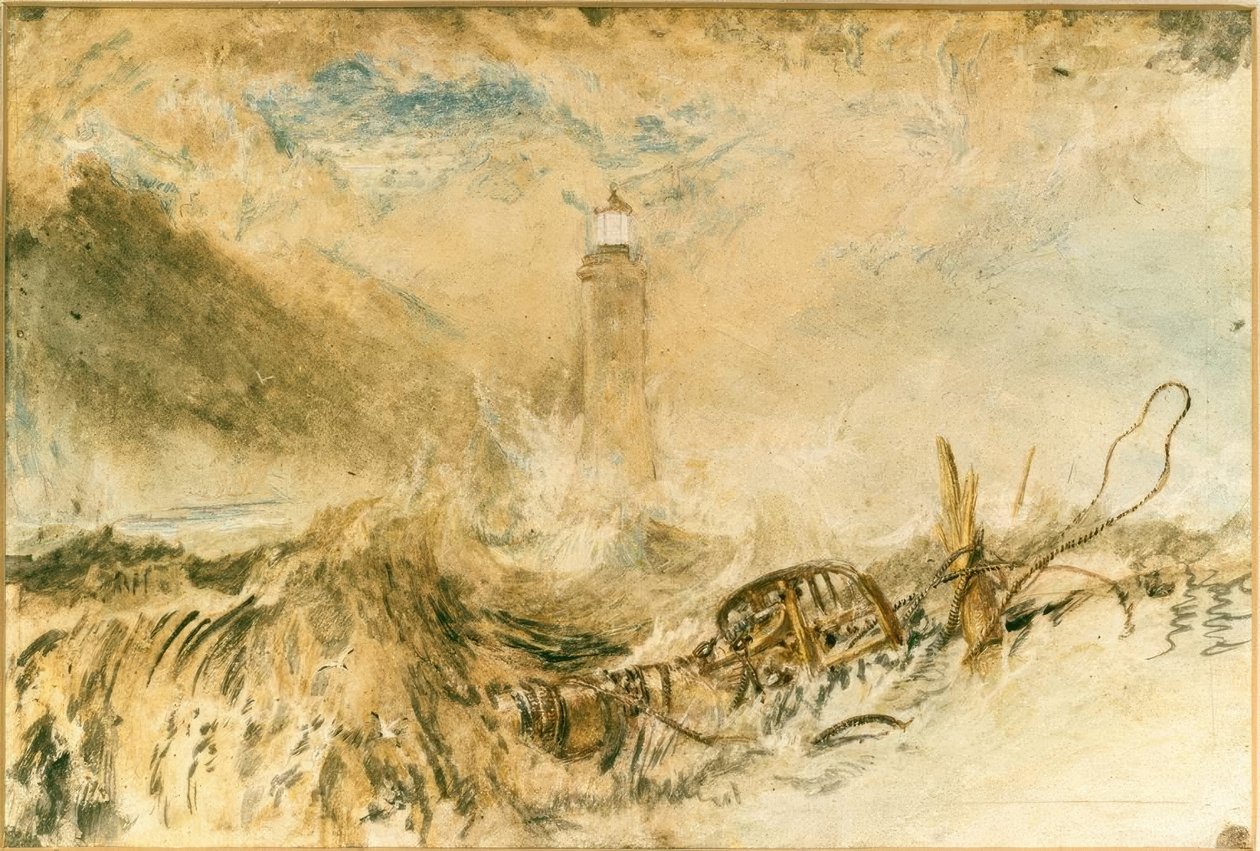 Eddystone világítótorony Plymouth mellett alkotó: Joseph Mallord William Turner