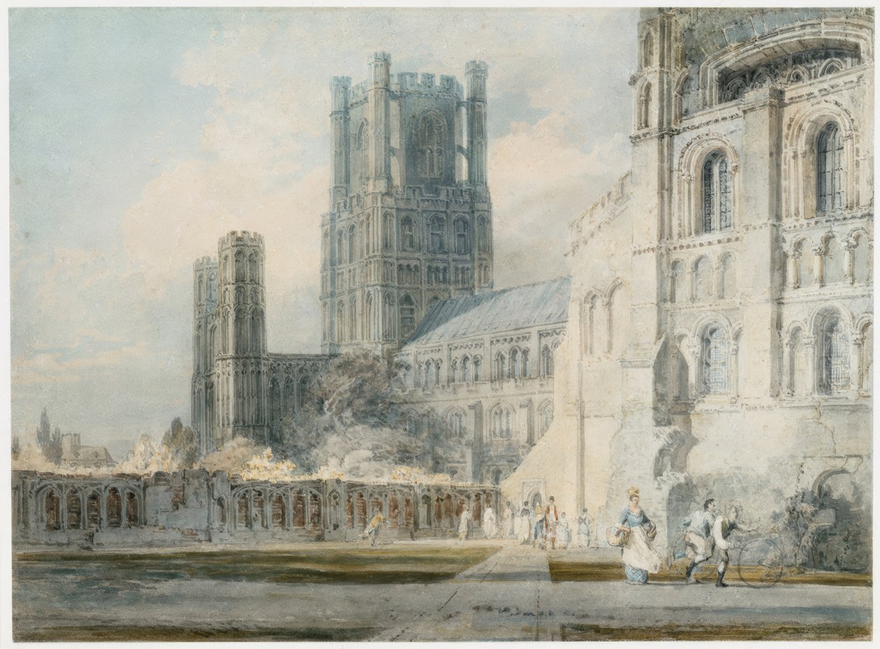 Ely-székesegyház délkelet felől alkotó: Joseph Mallord William Turner