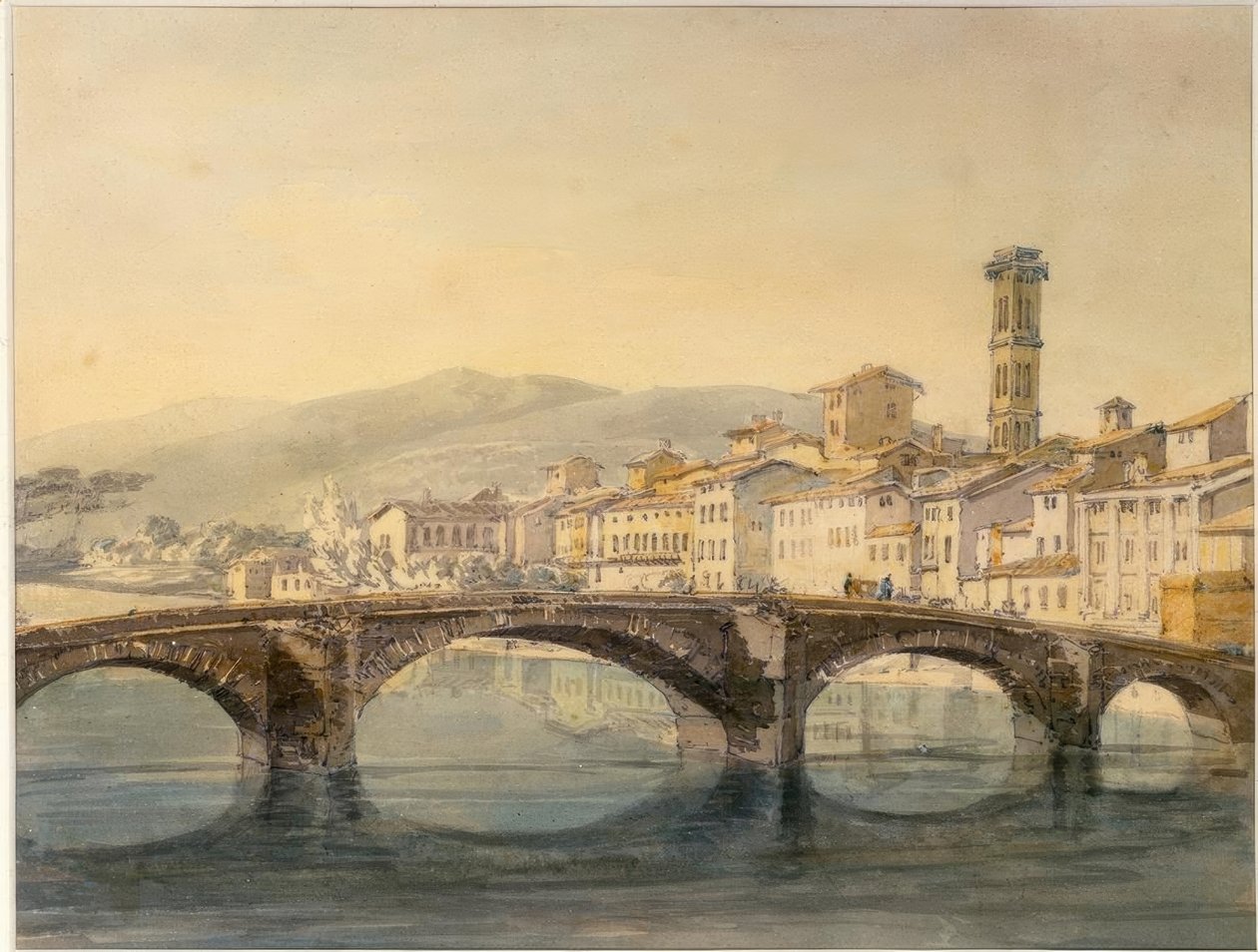 Firenze az Arnóból alkotó: Joseph Mallord William Turner