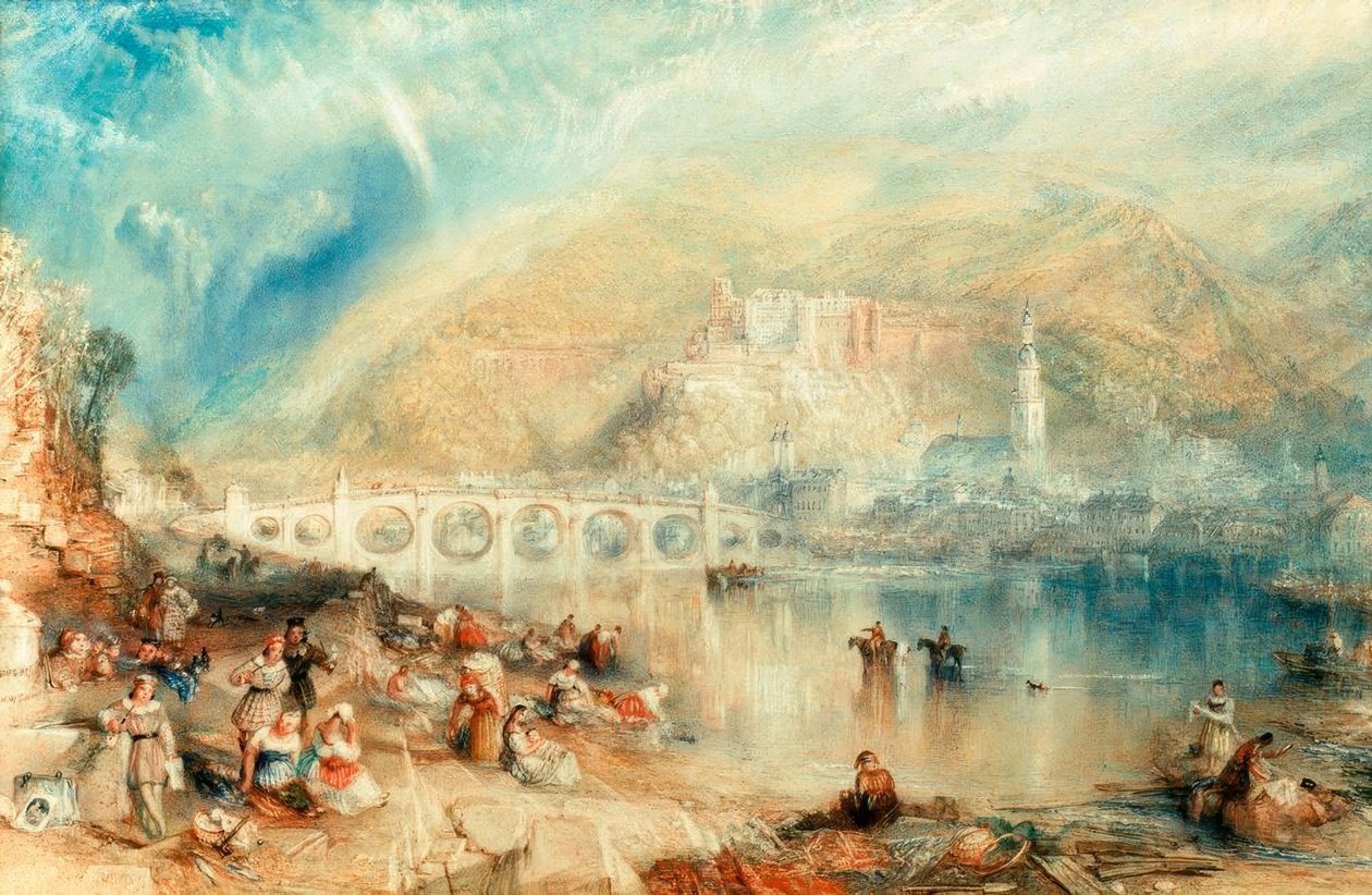 Heidelberg szivárvánnyal alkotó: Joseph Mallord William Turner