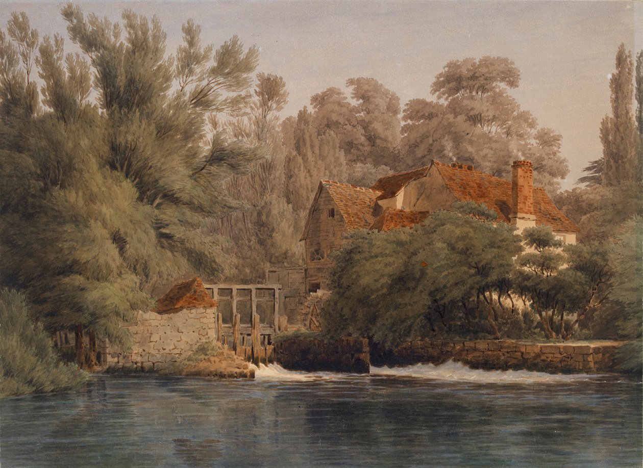 Iffley malom, 1840-es évek alkotó: Joseph Mallord William Turner