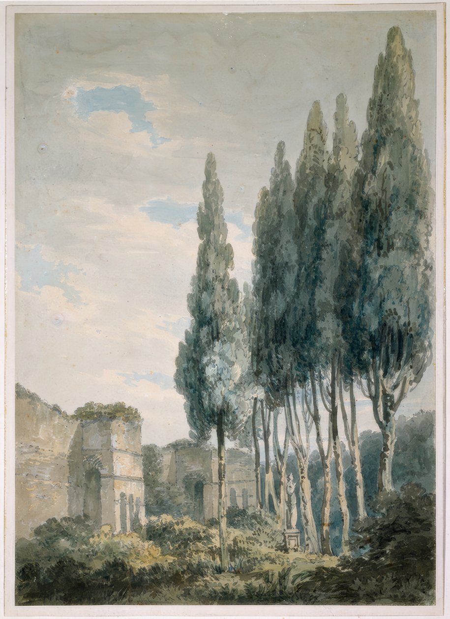 A Ludovisi kertekben, Rómában alkotó: Joseph Mallord William Turner