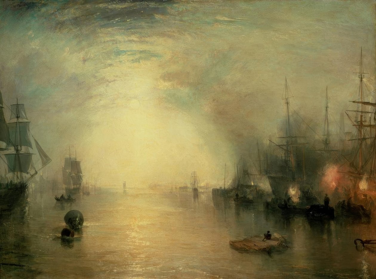 Keelmen Heving in Coals by Moonlight alkotó: Joseph Mallord William Turner