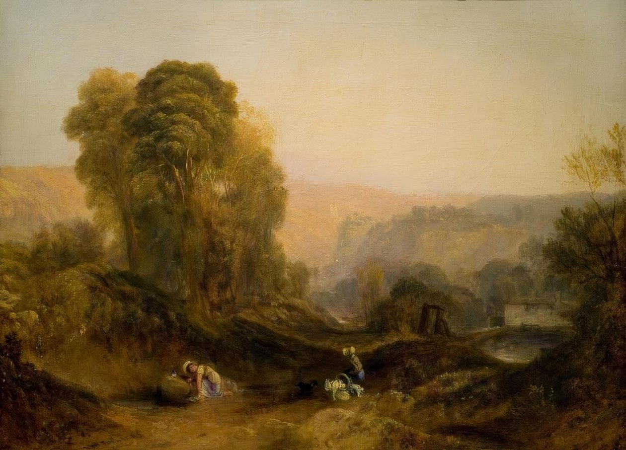 Vidék Derbyshire-ben alkotó: Joseph Mallord William Turner
