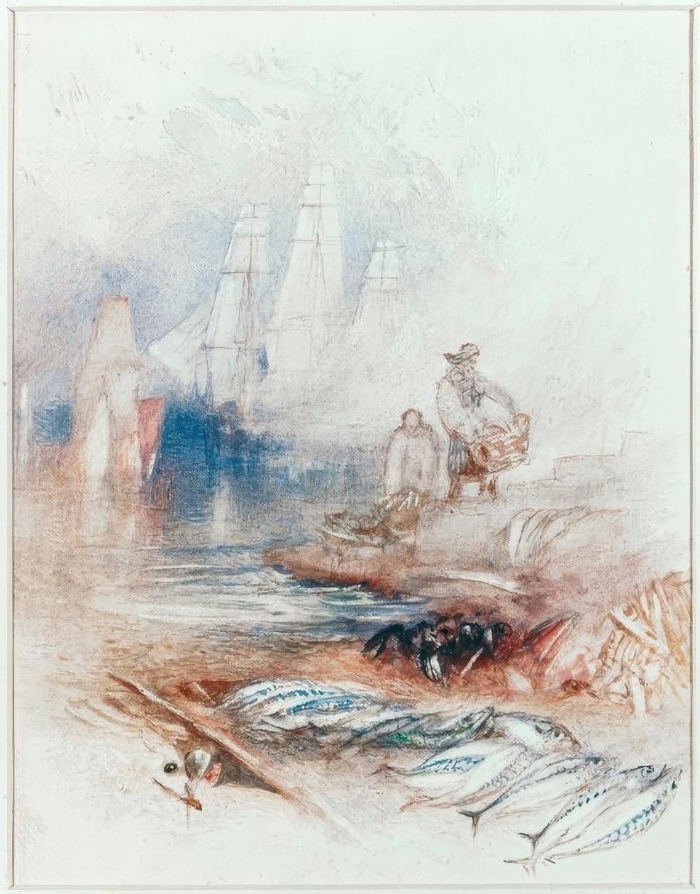 Makréla a tengerparton alkotó: Joseph Mallord William Turner