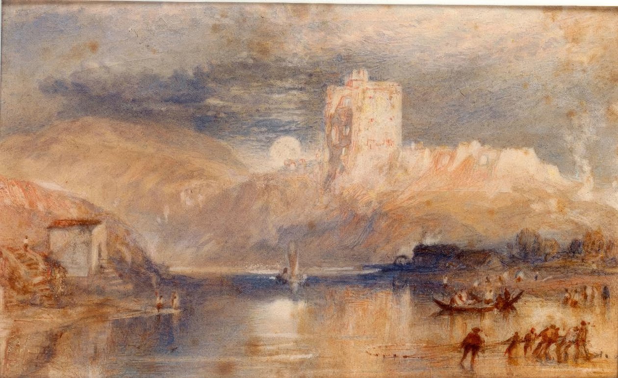 Norham kastély - Holdfelkelte alkotó: Joseph Mallord William Turner