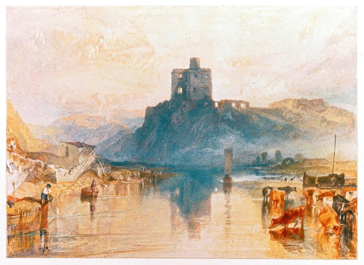 Norham kastély, a Tweed folyón alkotó: Joseph Mallord William Turner