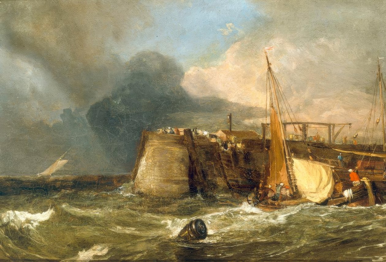 Old Margate Pier alkotó: Joseph Mallord William Turner