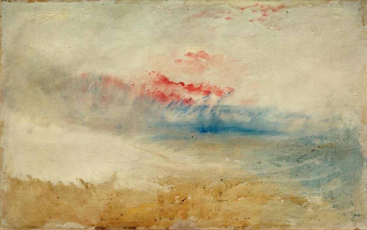 Vörös ég a strand felett alkotó: Joseph Mallord William Turner