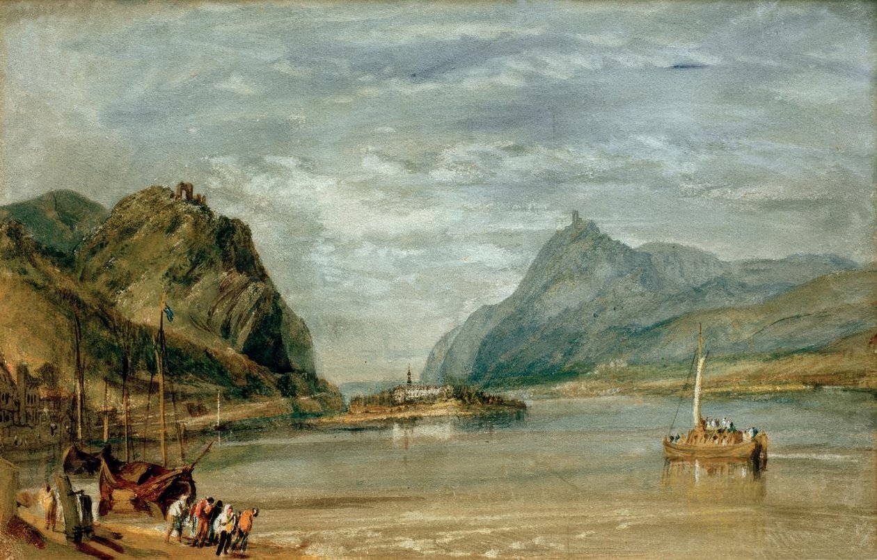 Rolandseck, Nonnenwerth és Drachenfels alkotó: Joseph Mallord William Turner