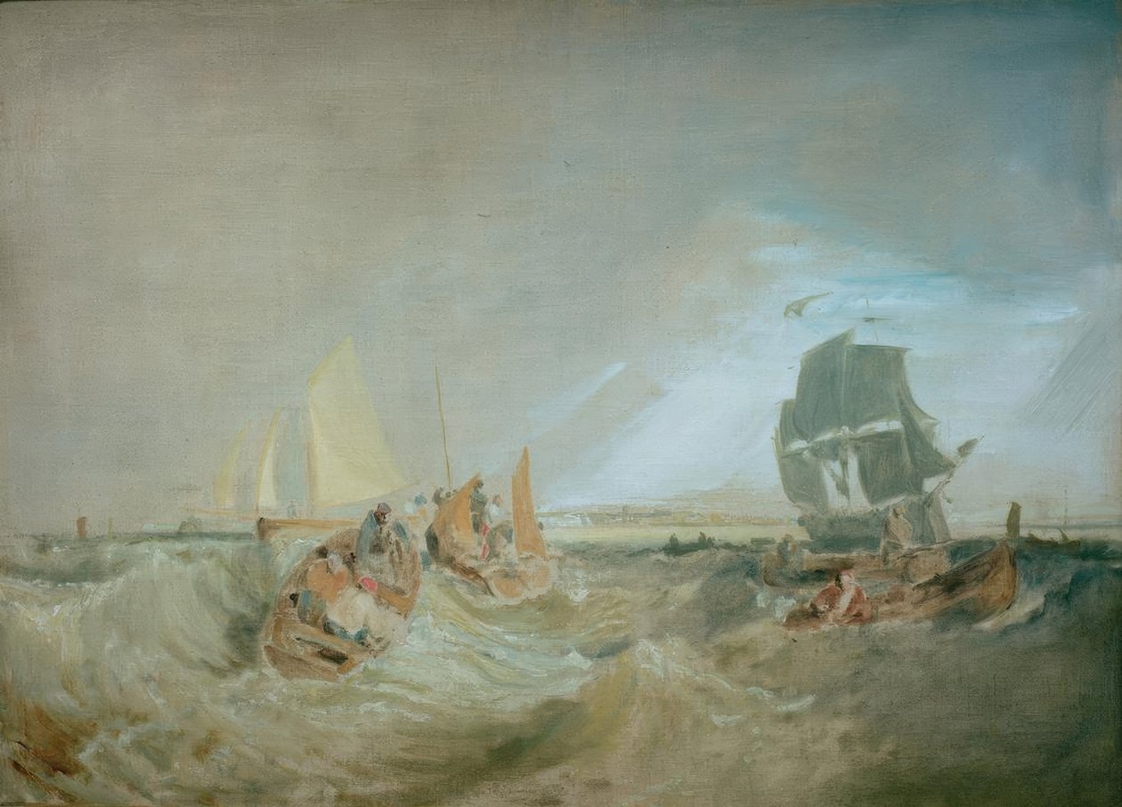 Szállítás a Temze torkolatánál alkotó: Joseph Mallord William Turner