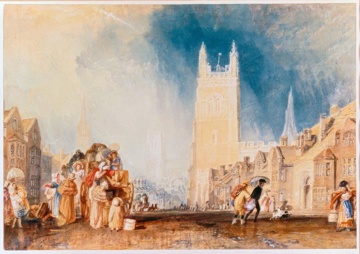 Stamford, Lincolnshire alkotó: Joseph Mallord William Turner