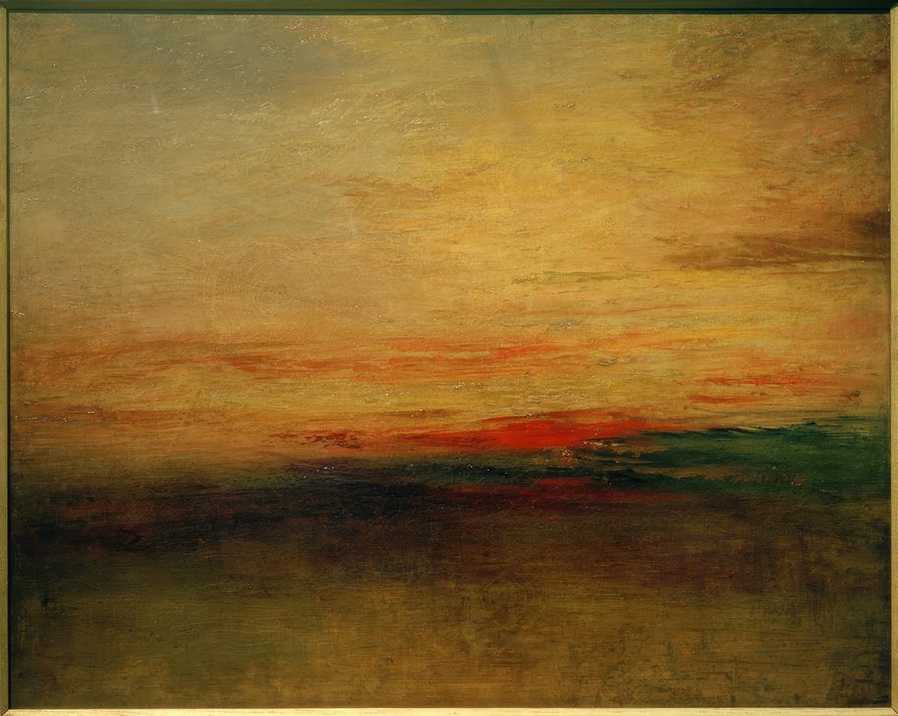 Napnyugta(?) alkotó: Joseph Mallord William Turner