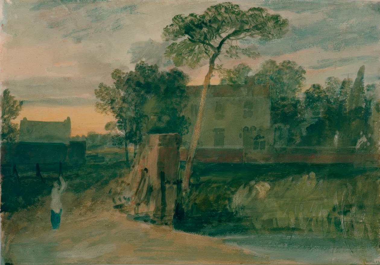 Syon Ferry House, Isleworth, Sunset alkotó: Joseph Mallord William Turner