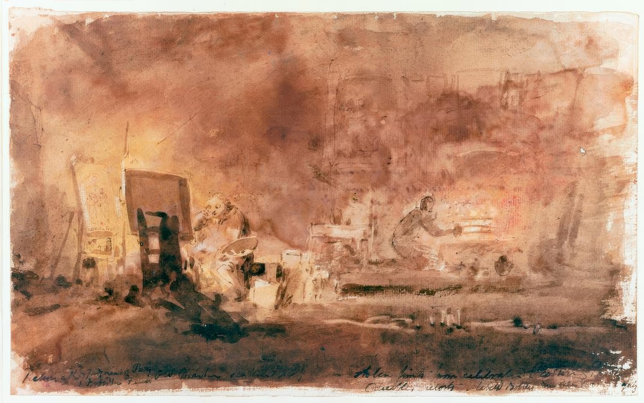 A Művész Stúdiója alkotó: Joseph Mallord William Turner