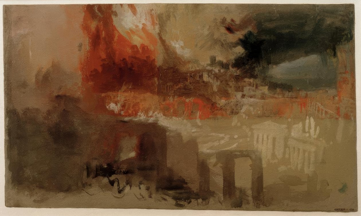 Róma felgyújtása alkotó: Joseph Mallord William Turner