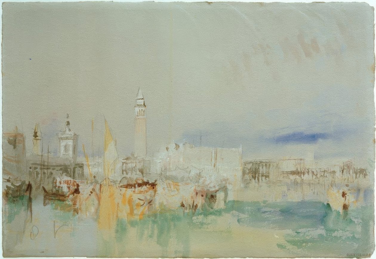 A Dogana, a Campanile of San Marco és a Doge’s Palace alkotó: Joseph Mallord William Turner