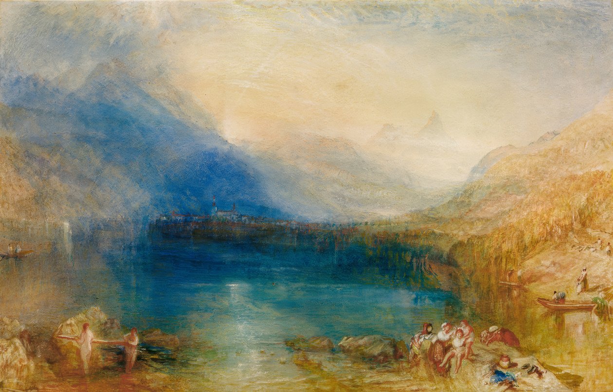 A zugi tó: kora reggel alkotó: Joseph Mallord William Turner