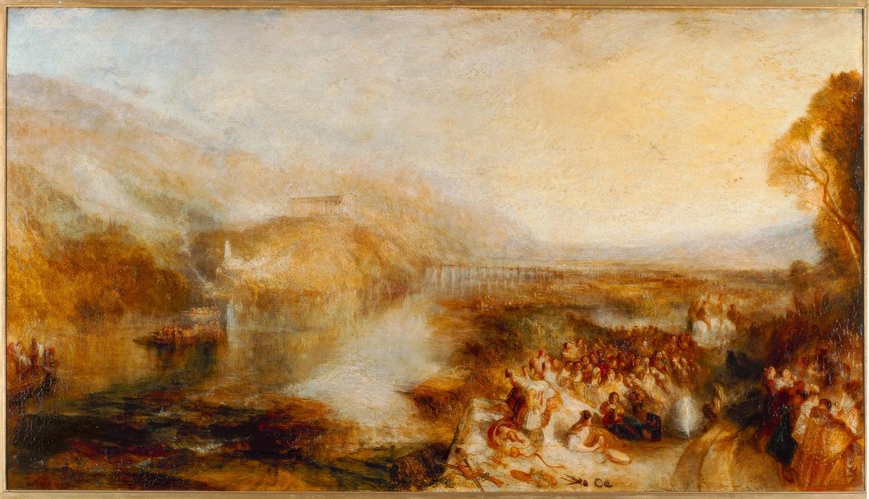 A Walhalla megnyitója alkotó: Joseph Mallord William Turner