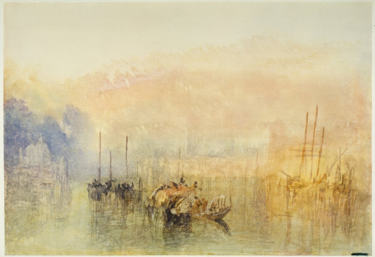 Velence, a Canal Grande bejárata alkotó: Joseph Mallord William Turner