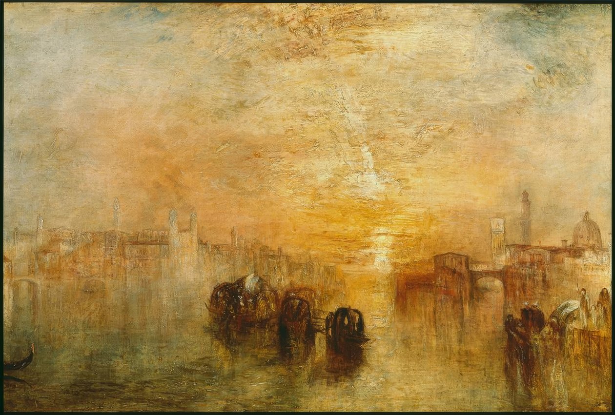 Velence: Going to the Bál (San Martino) alkotó: Joseph Mallord William Turner