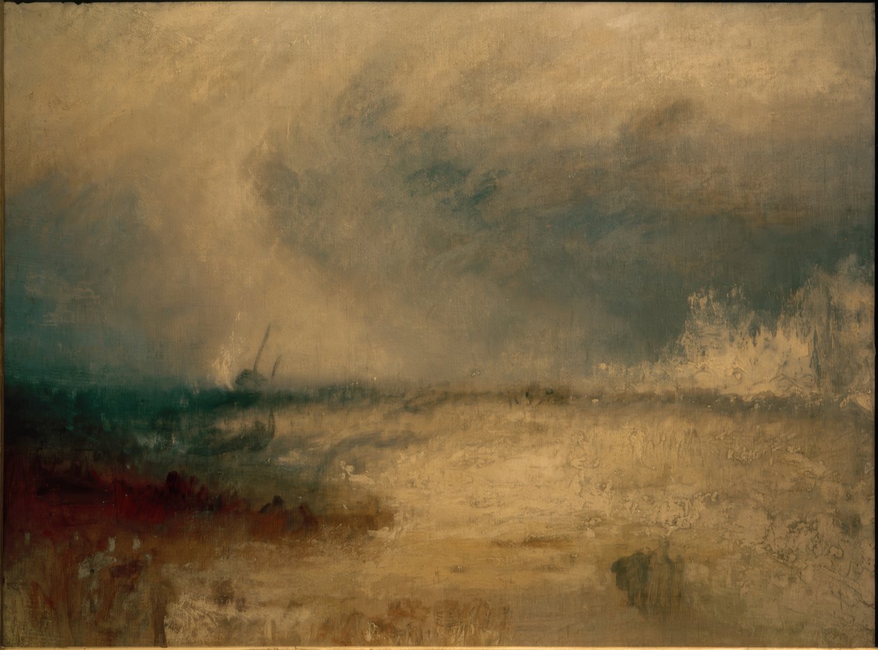 A parton hullámok törnek alkotó: Joseph Mallord William Turner