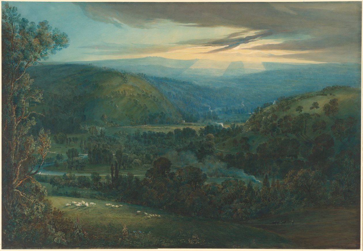 Hajnal Devon völgyeiben alkotó: William Turner of Oxford