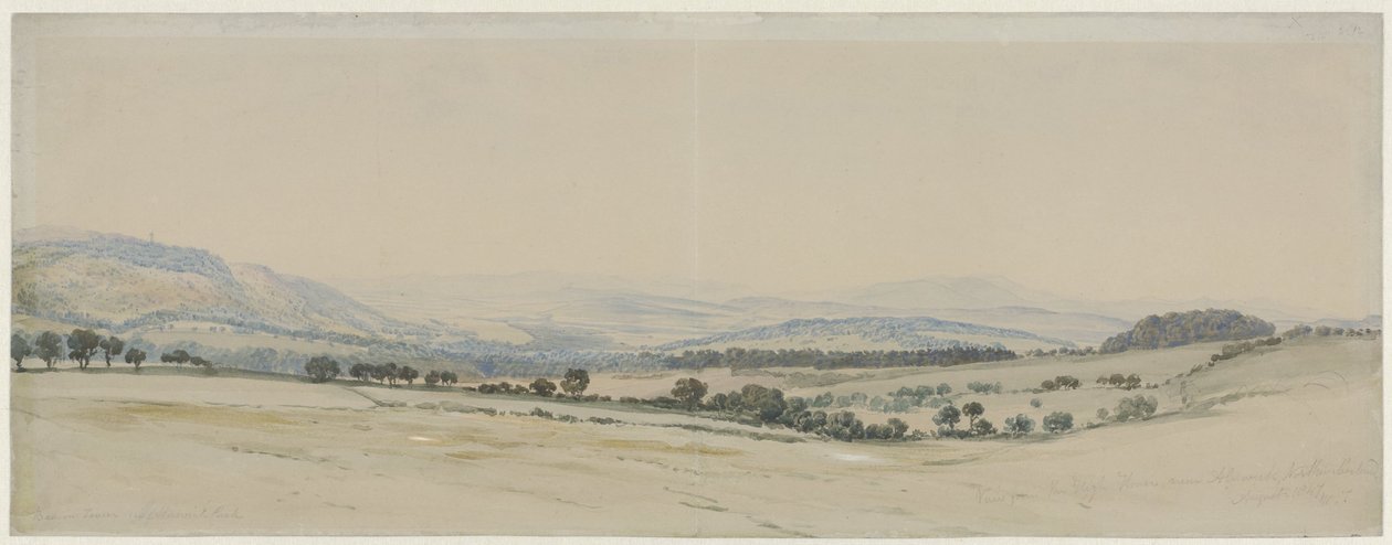 Hill Country Northumberlandben alkotó: William Turner of Oxford