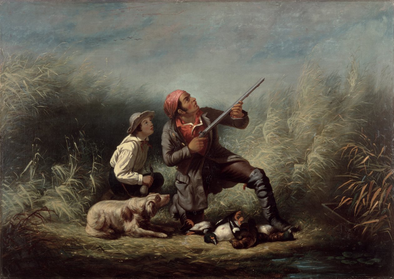 Szárnyon, 1850 körül (olaj, vászon) alkotó: William Tylee Ranney