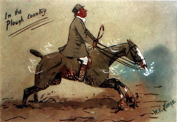 Szántó országban (akvarell papíron) alkotó: William Verner Longe