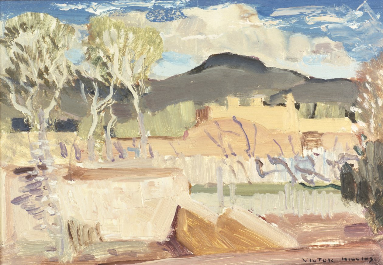 Taos (olaj a fedélzeten) alkotó: William Victor Higgins