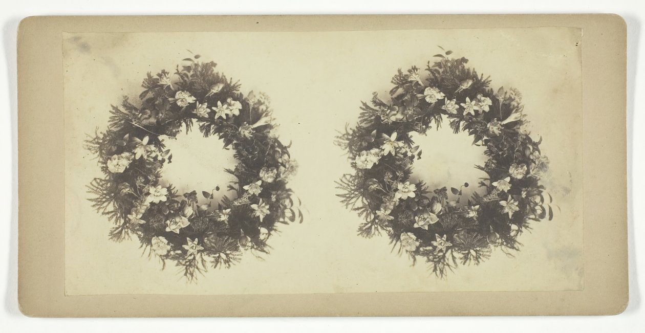 Cím nélkül [koszorú], 19. század közepe. alkotó: William W. Culver