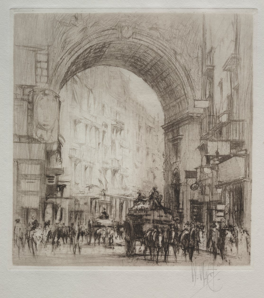 San Carlo Arch, Nápoly alkotó: William Walcot
