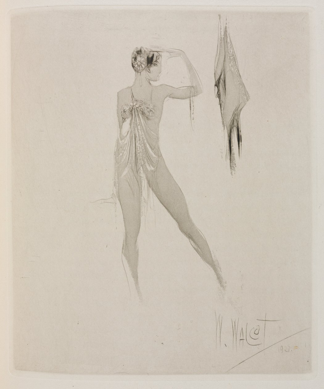 Herodias: 47. oldal, Lábai egymás elé lépett alkotó: William Walcot