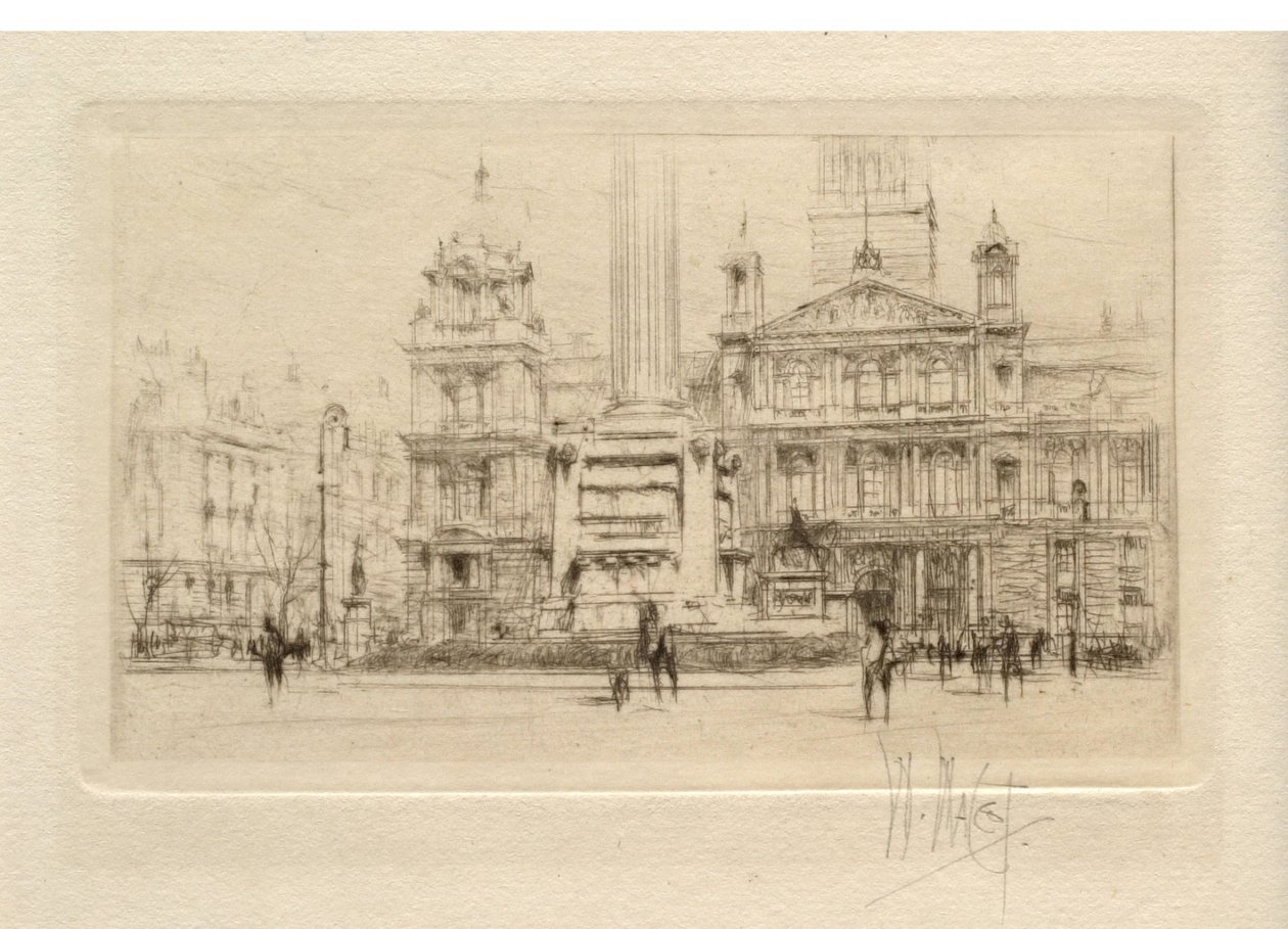 Városi épületek, Glasgow alkotó: William Walcot