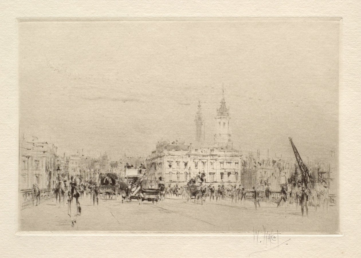 A London Bridge-en alkotó: William Walcot