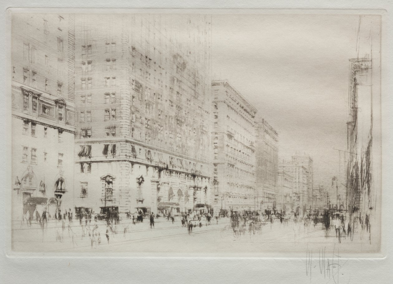 Park Avenue, New York alkotó: William Walcot