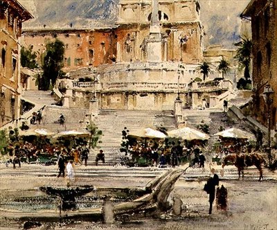 Piazza di Spagna, Róma alkotó: William Walcot