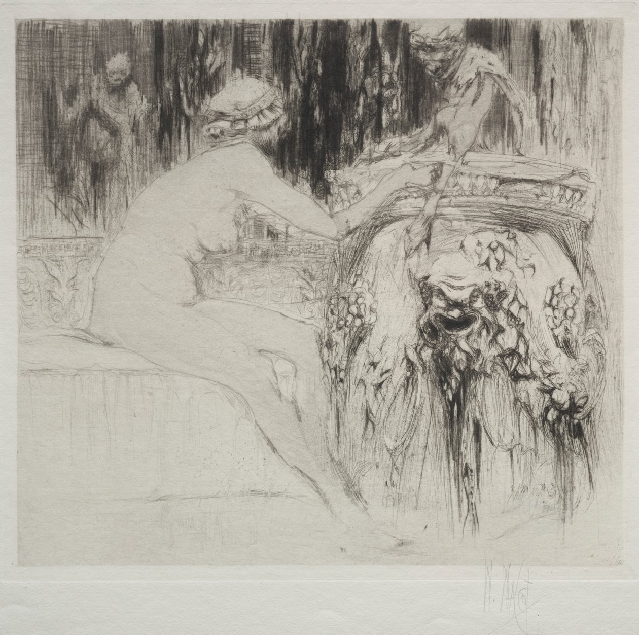 A Bacchante és az ifjú faun alkotó: William Walcot