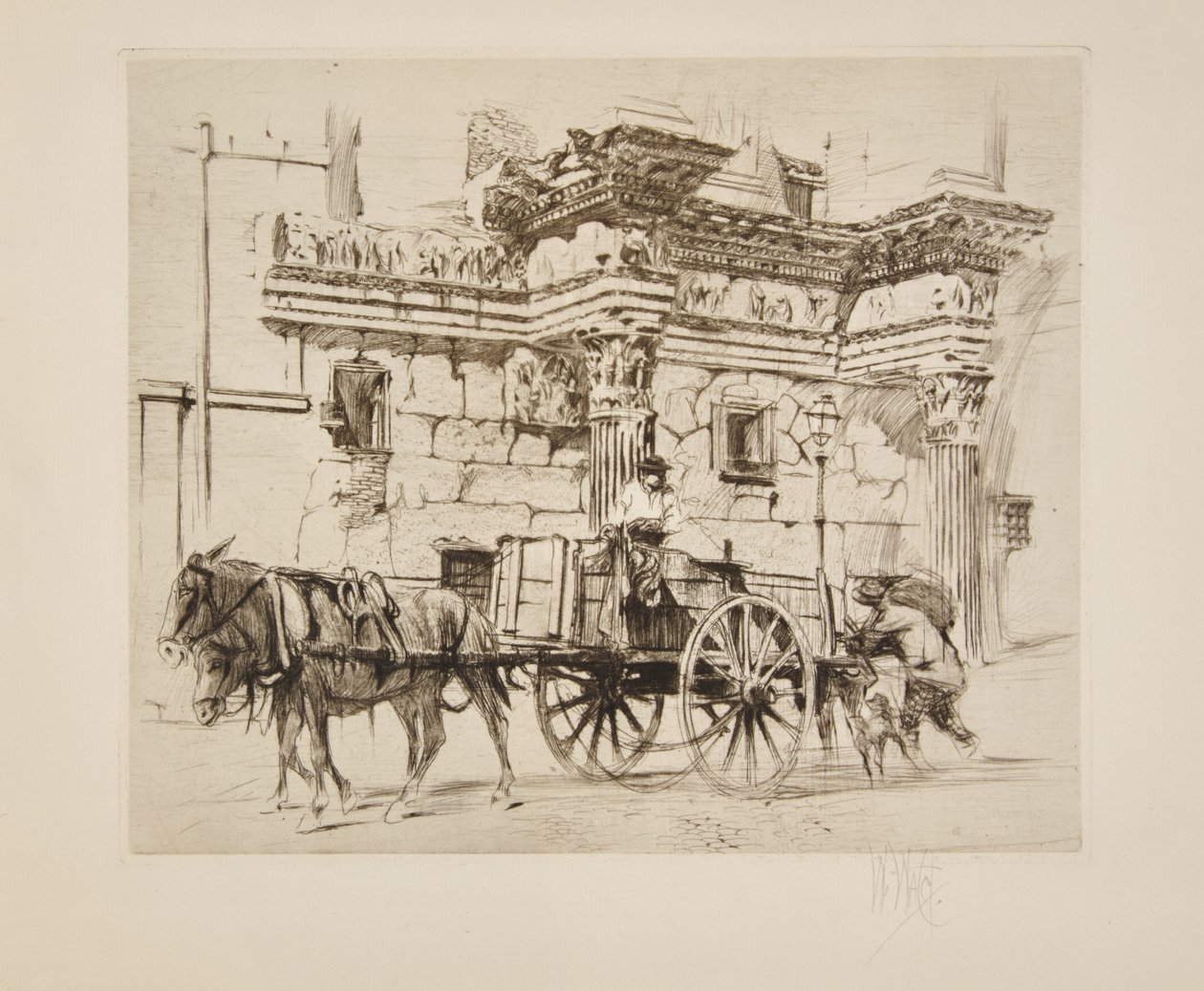 Minerva fóruma alkotó: William Walcot