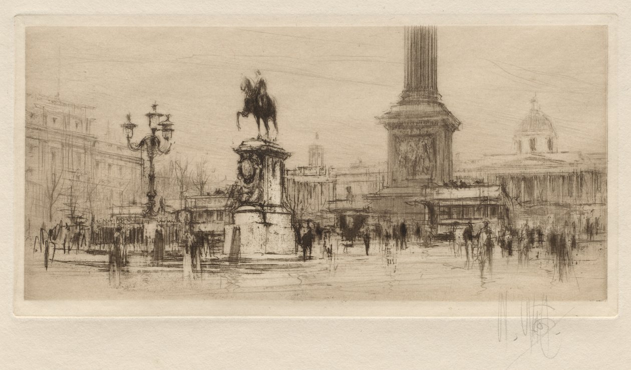 Trafalgar tér alkotó: William Walcot