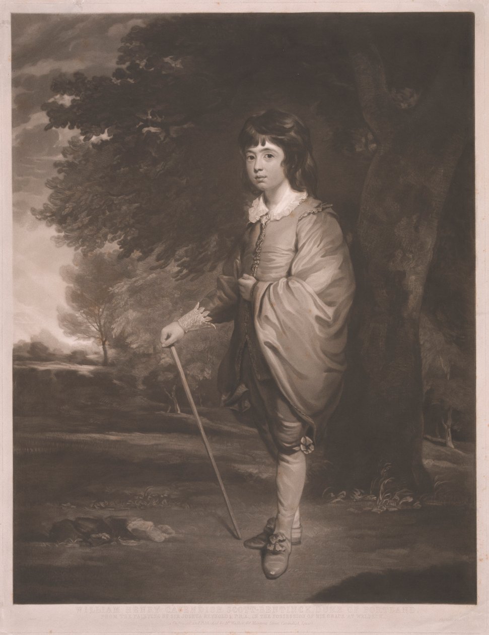 William Henry Cavendish Scott-Bentinck, Portland hercege, amikor Titchfield márquess alkotó: William Walker