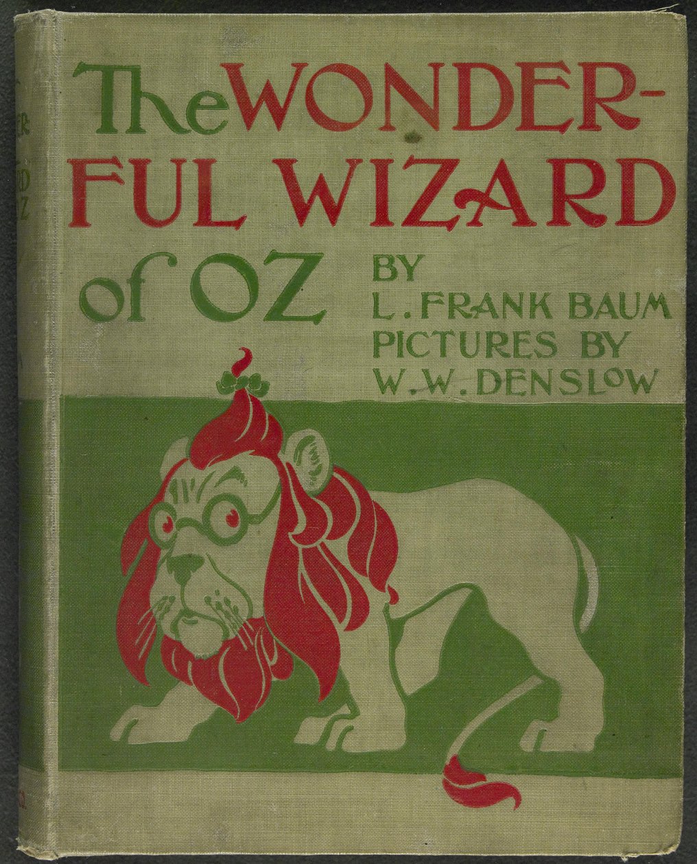 Lyman Frank Baum "Óz, a csodálatos varázsló" című könyvének címlapja alkotó: William Wallace Denslow